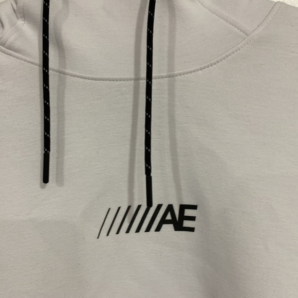 American Eagle AE White Hoodie Size M - Picture 3 of 5